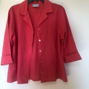 Blair pink button down